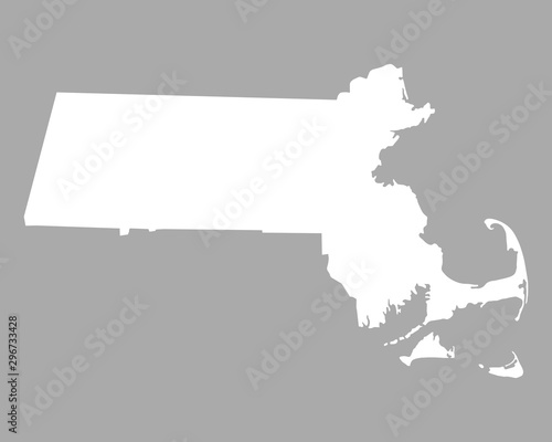 Karte von Massachusetts