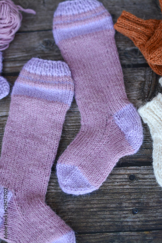 Warm and soft girl socks, winter fashion, made of wool