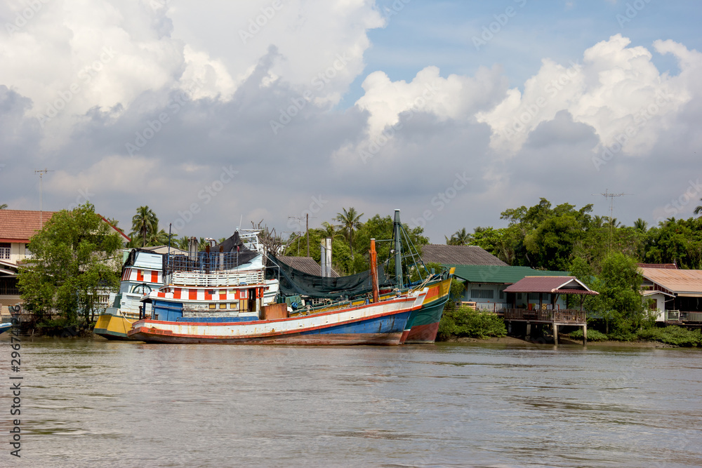 Fishing Boat in the river