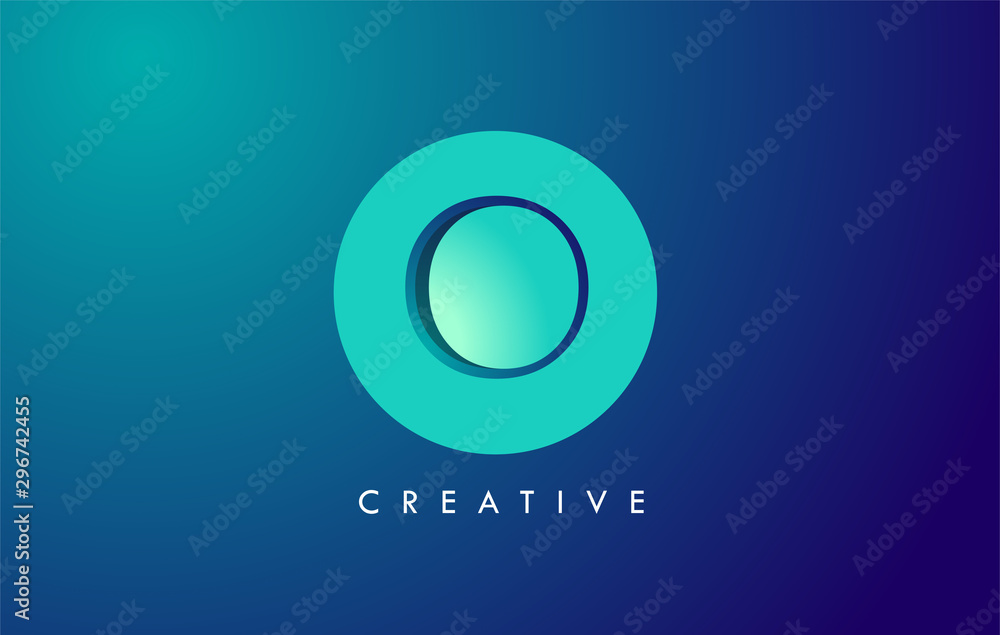 O Letter Logo Icon Design With Paper Cut Creative Look Vector Illustration O Letter Logo Icon Design With Paper Cut Creative Look Vector Illustration