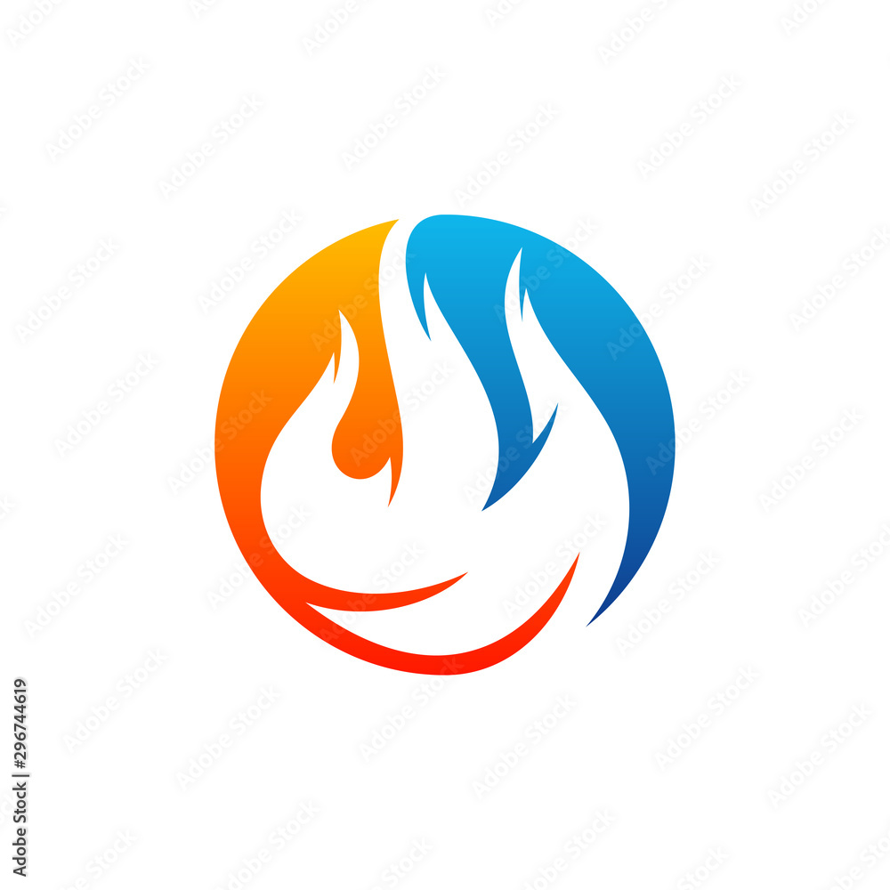 Fire logo Vector. Flame Logo Design Template. Icon Symbol Fire logo Vector. Flame Logo Design Template. Icon Symbol