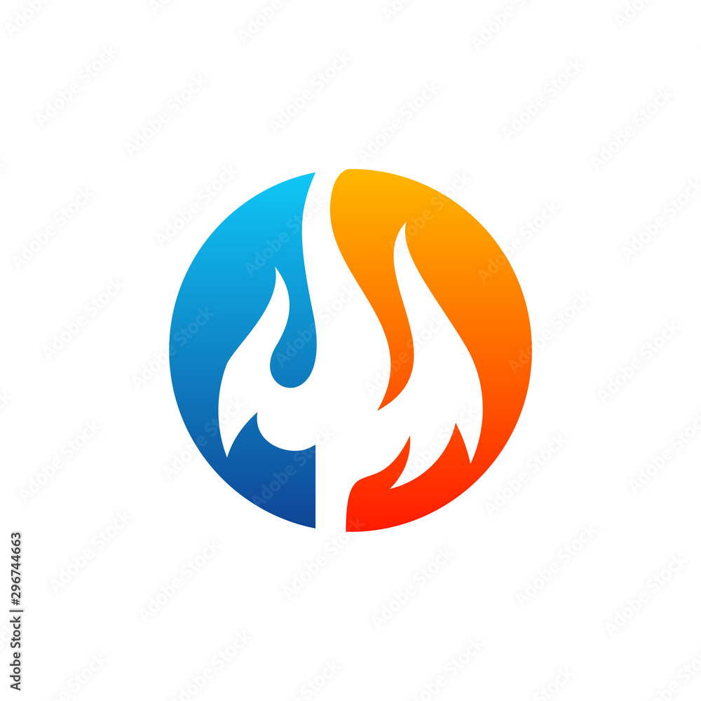 Fire logo Vector. Flame Logo Design Template. Icon Symbol Fire logo Vector. Flame Logo Design Template. Icon Symbol
