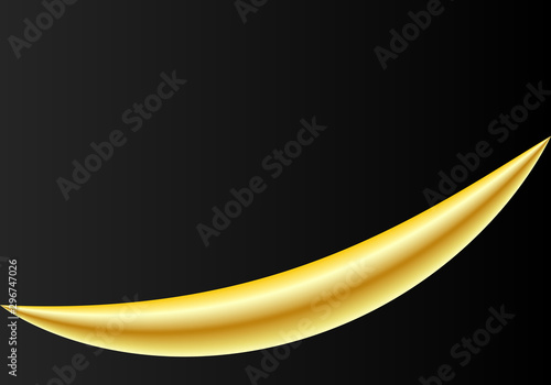 Fondo negro con conducto dorado.