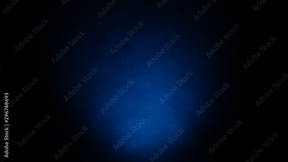 blue black crumpled paper abstract blur background,