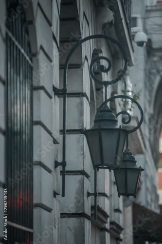 Elegant Street Lamps in Buenos Aires.
