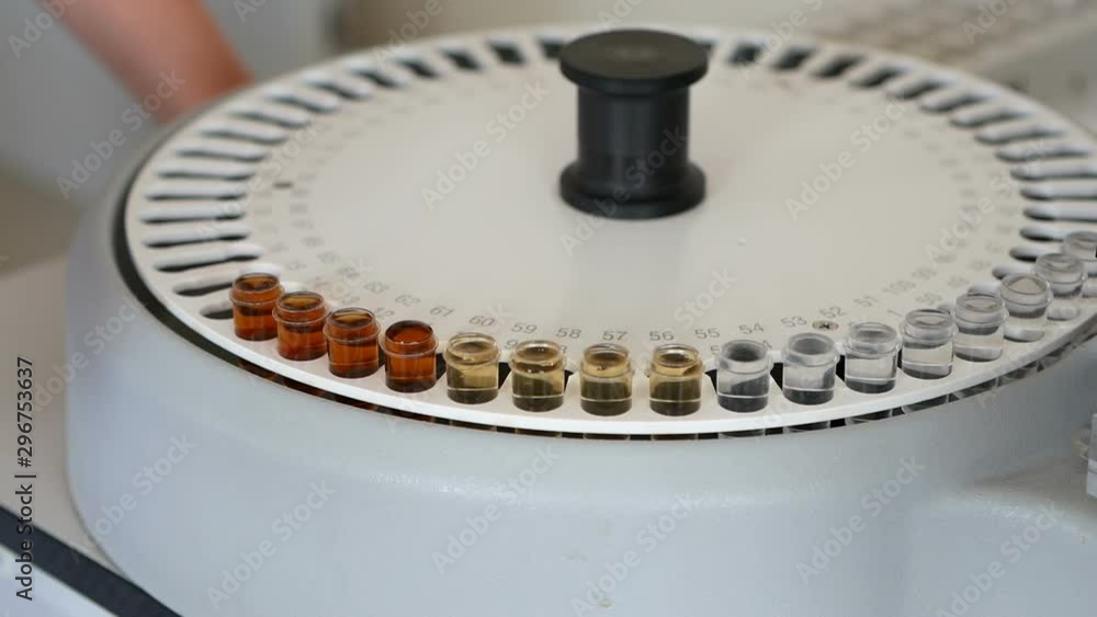 Laboratory checks the quality of the beer Laboratory checks the quality of the beer