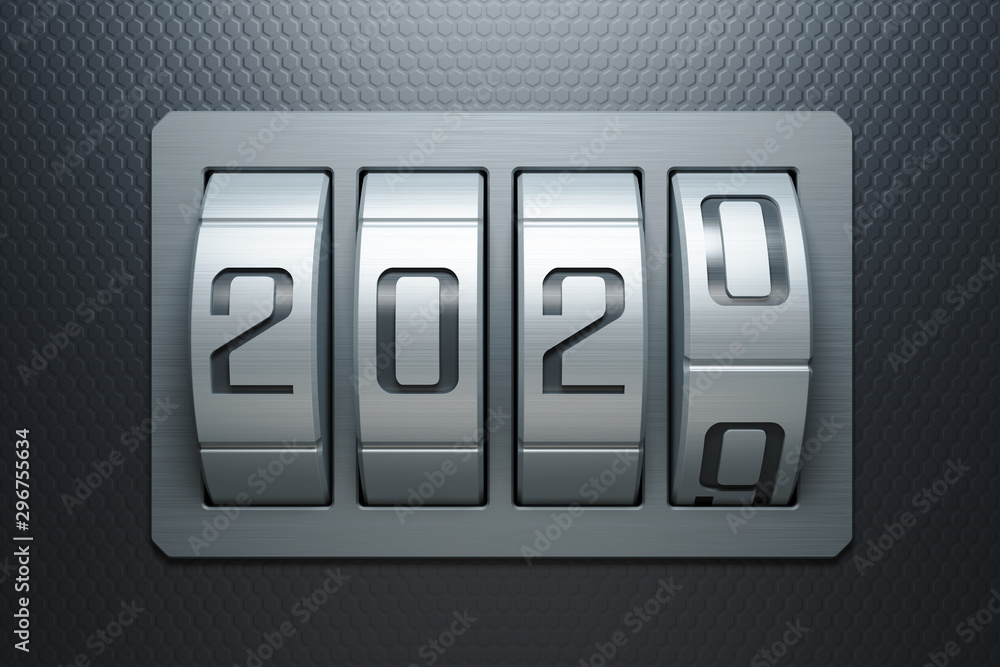 2020 Happy new year creative design background or greeting card 2020 Happy new year creative design background or greeting card