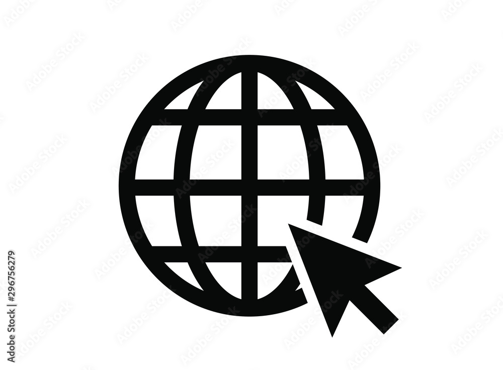 Web icon. Web icon page symbol for your web design. Internet world vector Web icon. Web icon page symbol for your web design. Internet world vector