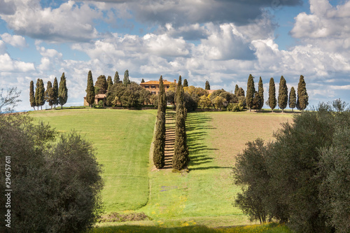 Toscany landscape.