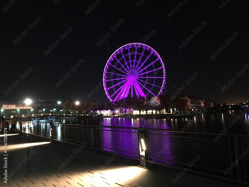 ferris wheel at night ferris wheel at night