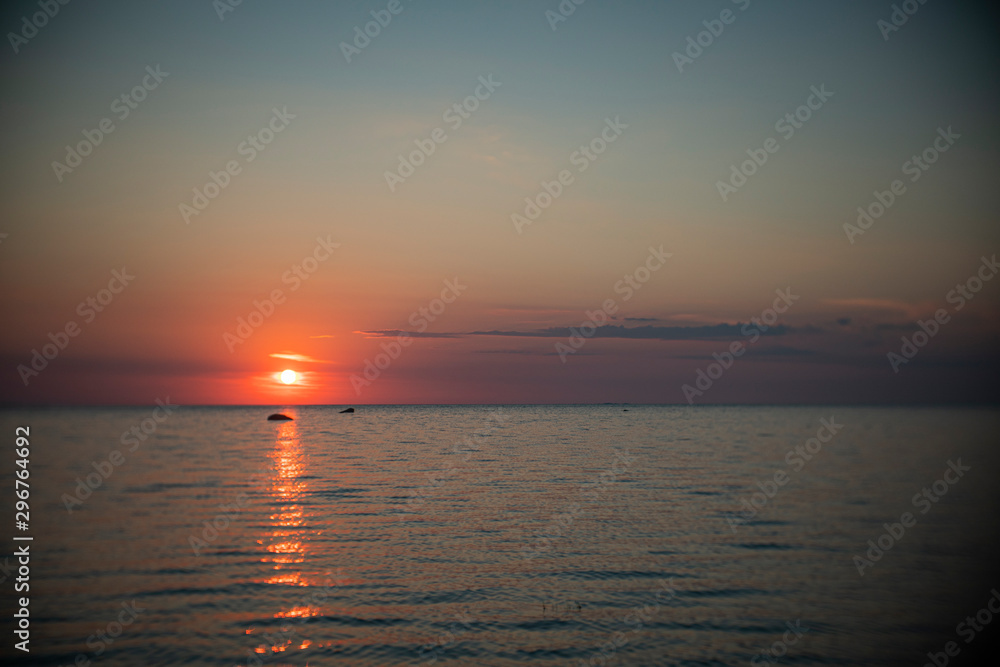 Sunset at the sea 4