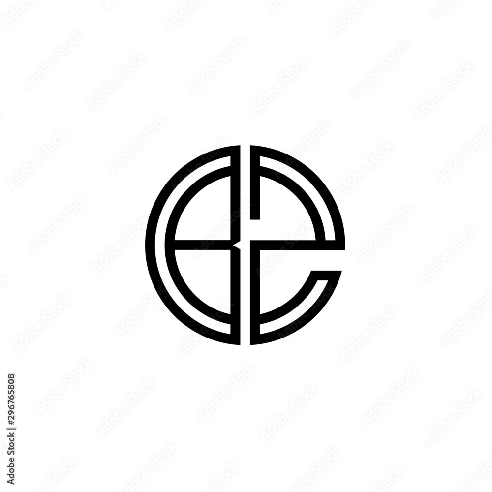 Letter BZ logo icon design template elements Letter BZ logo icon design template elements