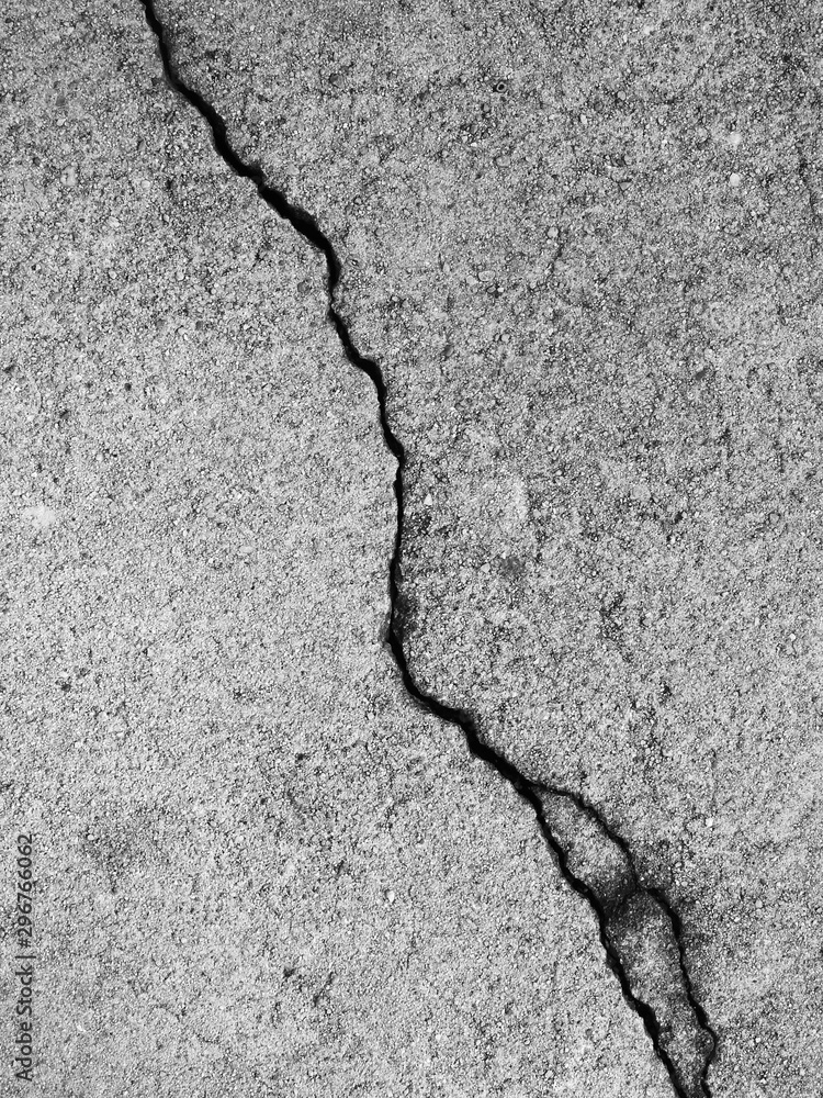 Obraz premium crack concrete floor texture
