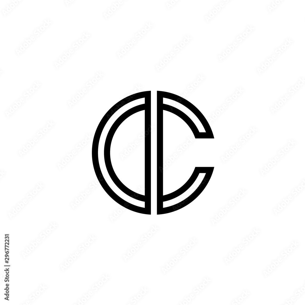 Letter OC logo icon design template elements Letter OC logo icon design template elements