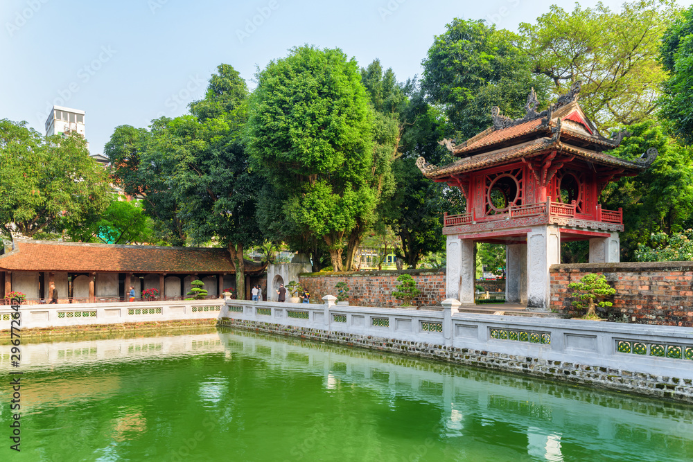 The Khue Van pavilion and the Thien Quang well. Hanoi