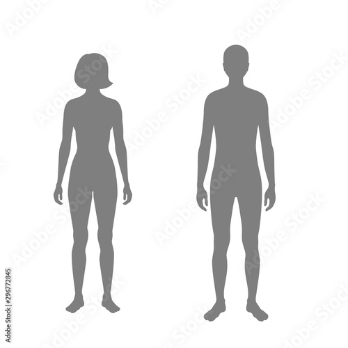 woman and man silhouette