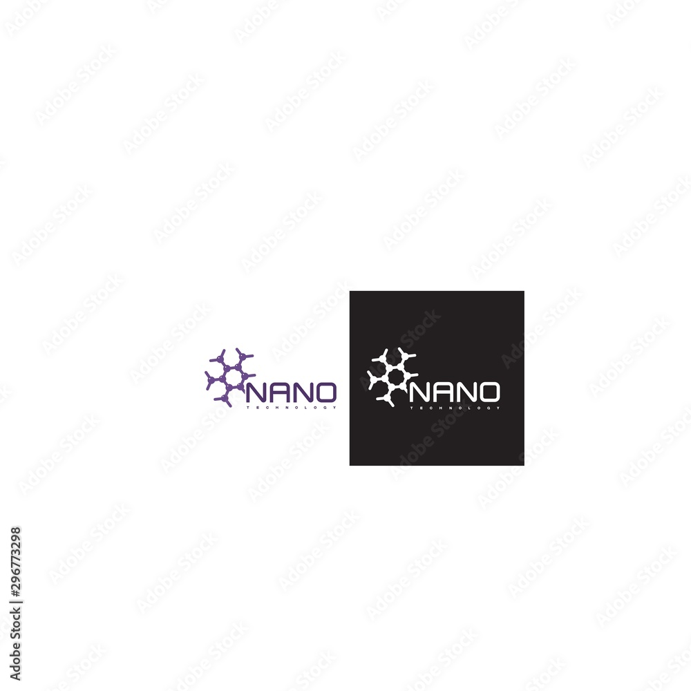 an illustration consisting of two different images of atoms in the form of a logo an illustration consisting of two different images of atoms in the form of a logo