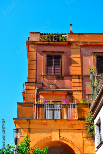 historic buildings  of cava de tirreni salerno italy photo