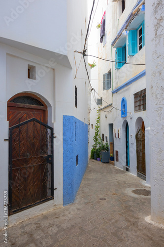 Narrow old street  in the medina of Assilah © Picture Partners