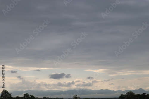 The natural background of gray sky © สทธิเดช โตนชัยภูมิ