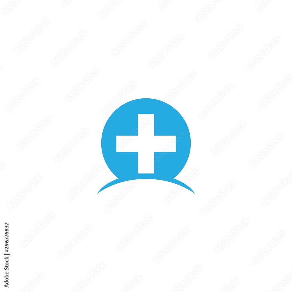 Obraz premium Healthy logo template vector icon design