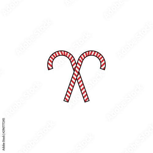candy logo template vector flat design