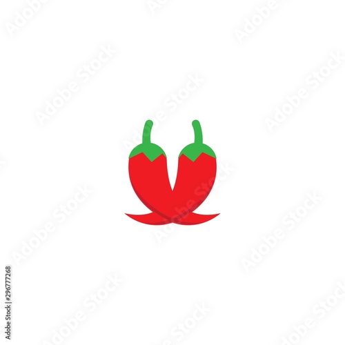 chili logo vector icon design