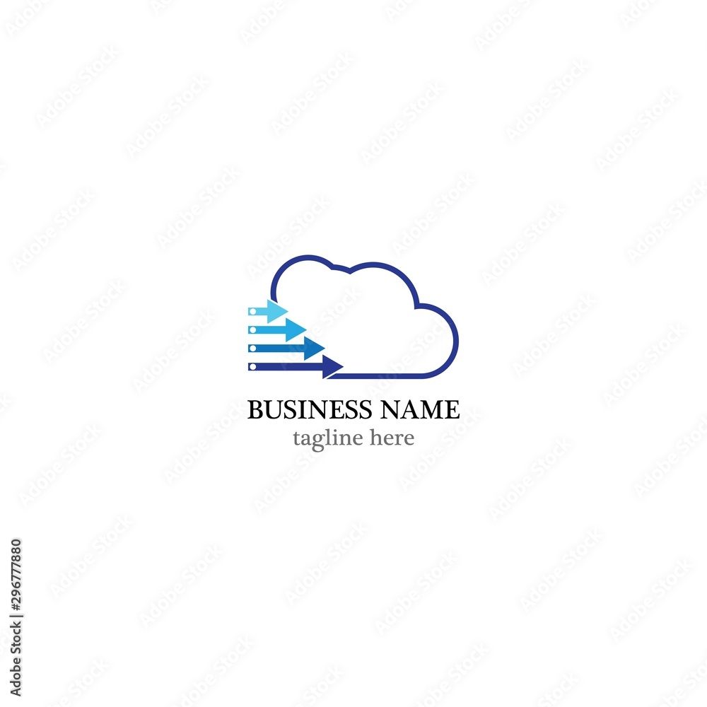 Cloud logo vector icon design Cloud logo vector icon design