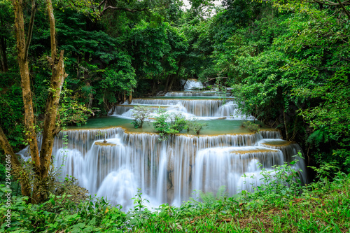 Huai Mae Khamin Waterfall level 4  Khuean Srinagarindra National Park  Kanchanaburi  Thailand