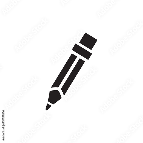 pencil icon vector trendy style