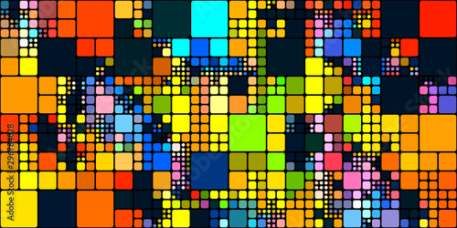 abstract background with colorful squares
