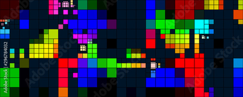abstract background with colorful squares