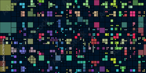 abstract background with colorful squares