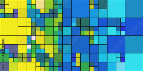 abstract background with colorful squares