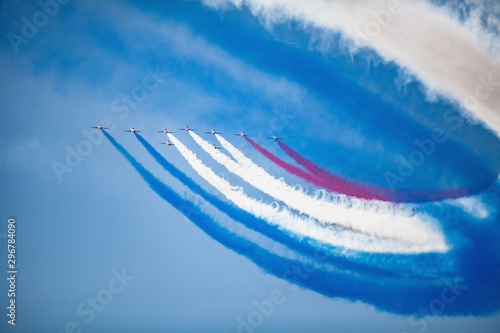 Εκτύπωση καμβά Raf Red Arrow at airshow.