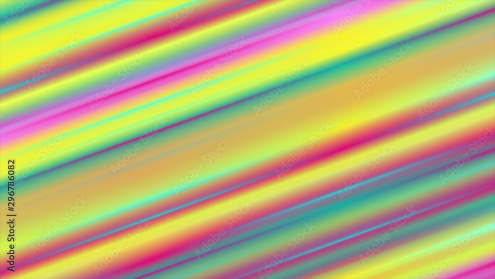 Abstract colourful holographic stripes background