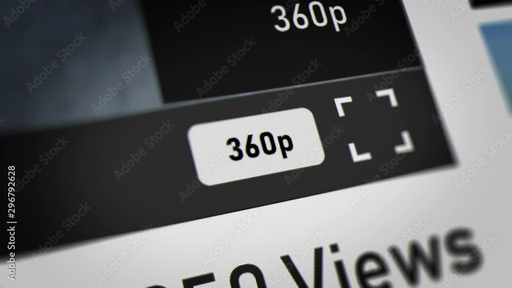 Mouse Cursor Choosing 720p(standard HD) on Video Sharing Website Mouse Cursor Choosing 720p(standard HD) on Video Sharing Website