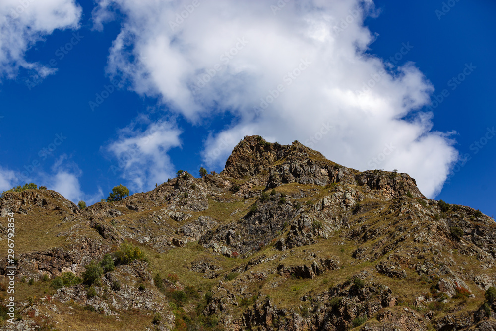 Sky with clouds over the mountains. Sky with clouds over the mountains.