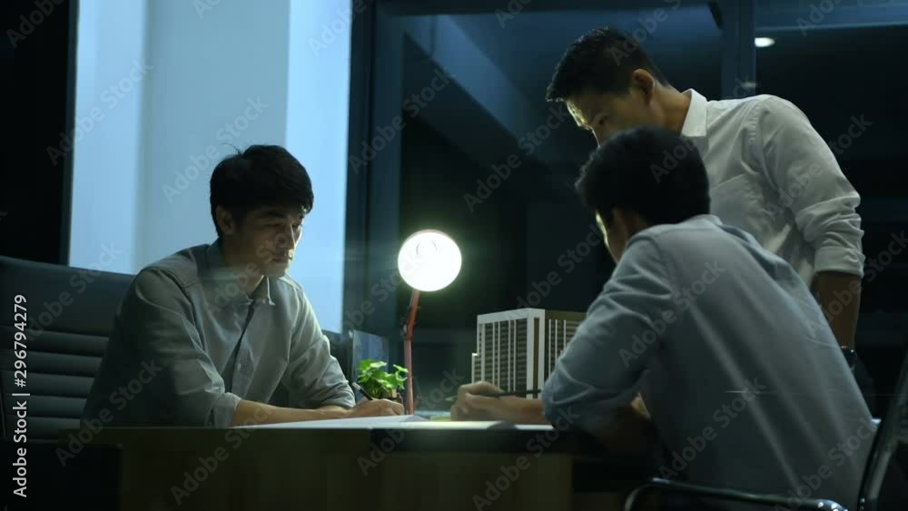 Business concept. Engineers are seriously meeting planning. 4k Resolution. Business concept. Engineers are seriously meeting planning. 4k Resolution.