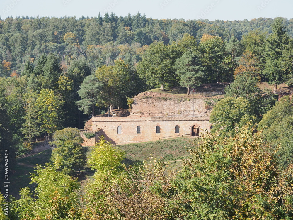 Fort Saint-Sébastien de Bitche im Herbst