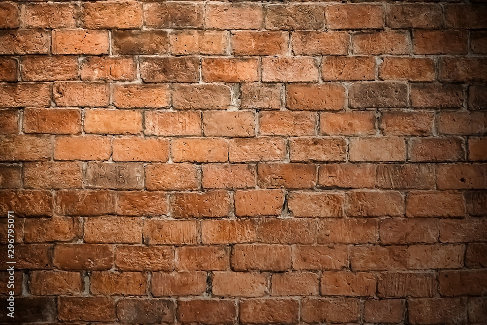 Background of old and rustic brick wall Background of old and rustic brick wall