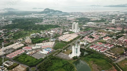 Aerial MPSP, MBSP, Seberang Perai City Council at Bandar Perda. photo