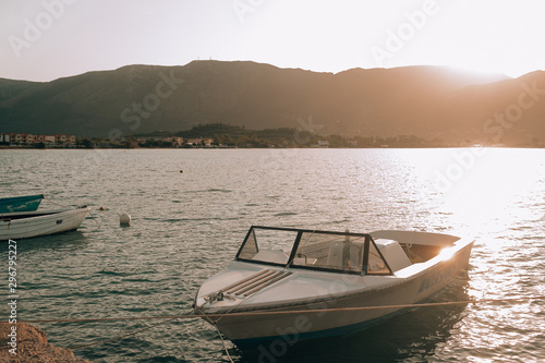 Greece, Zakynthos,Panoramic view,Perfect sand beach and turquoise water