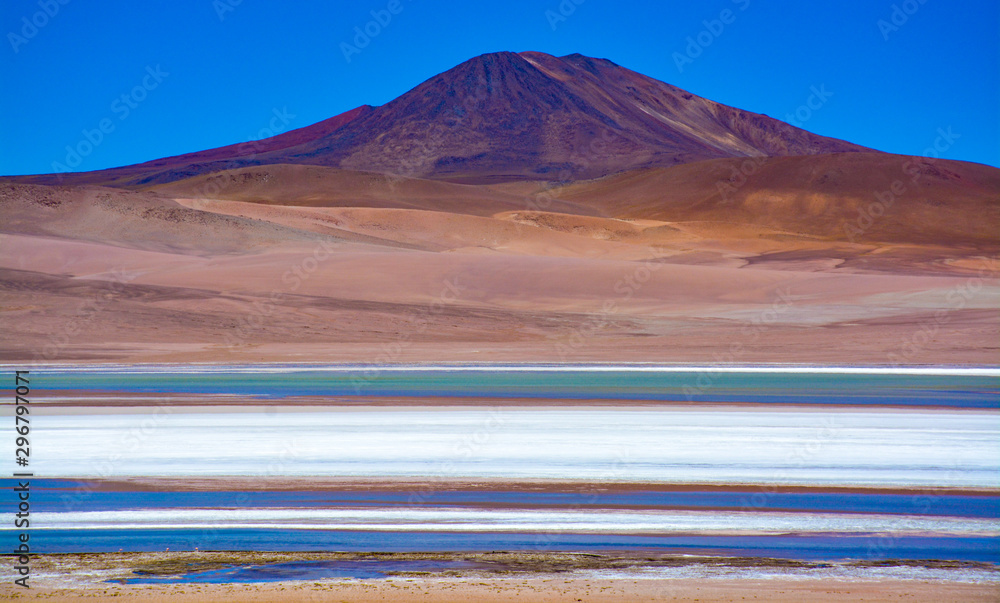 Fototapeta premium Laguna colorada en Bolivie