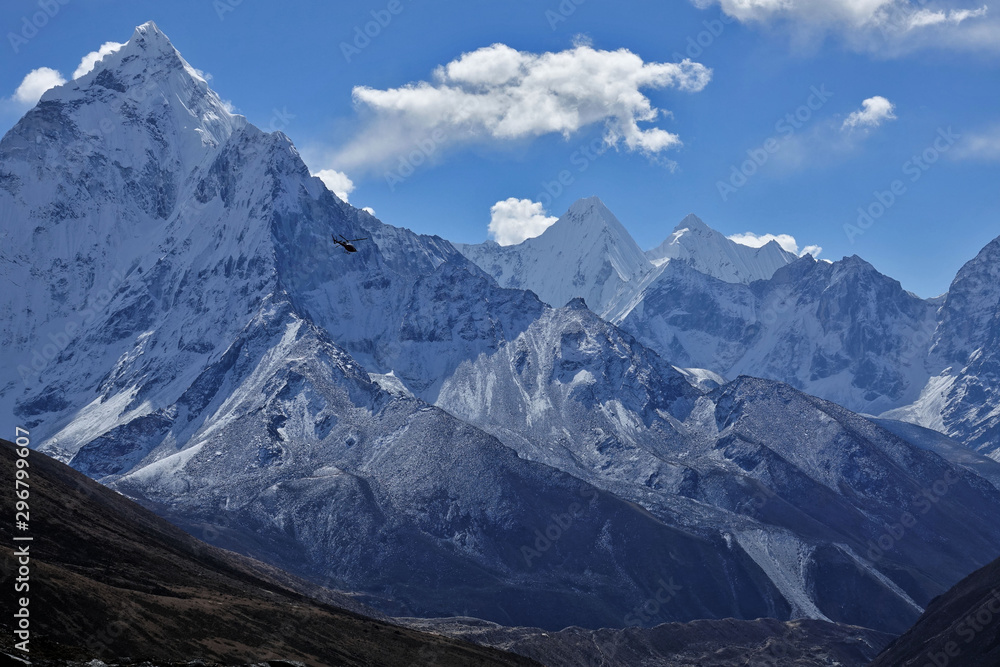 En route vers le camps de base de l'Everest au Népal 