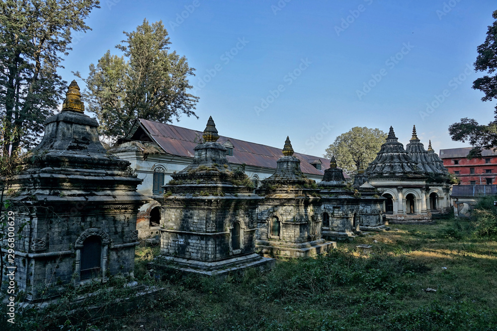 Extérieur du temple de Pashupatinath à Katmandou au Népal