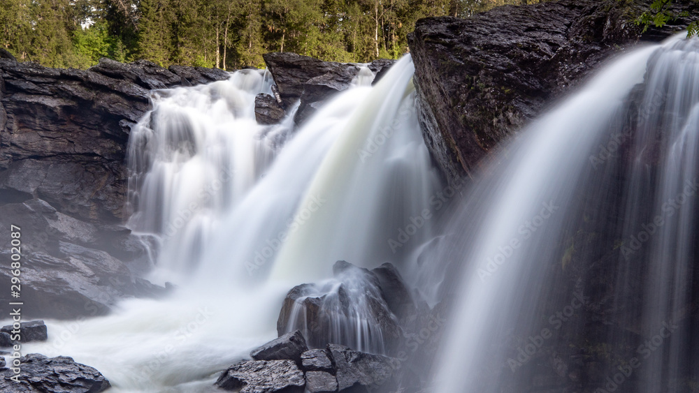 Obraz premium Waterfalls in the forest