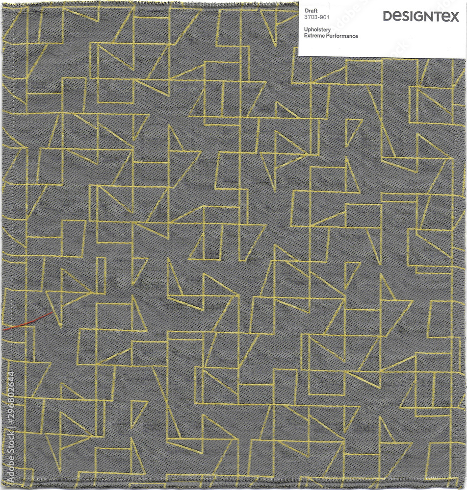 Grey & Yellow Fabric Sample Grey & Yellow Fabric Sample