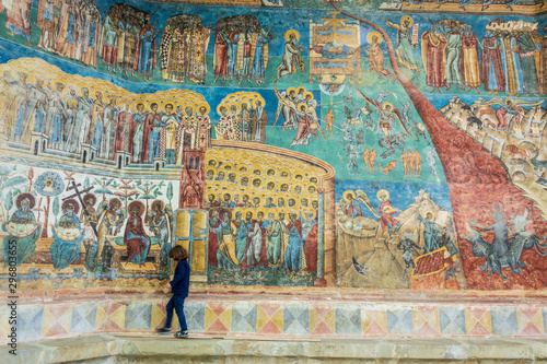 Painted Monastery of Voronet (Bukovina, Romania, Europe) photo