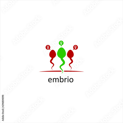 red embrio logo design idea 